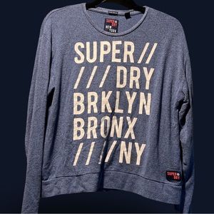 Superdry XS super soft sweater - Brooklyn blue